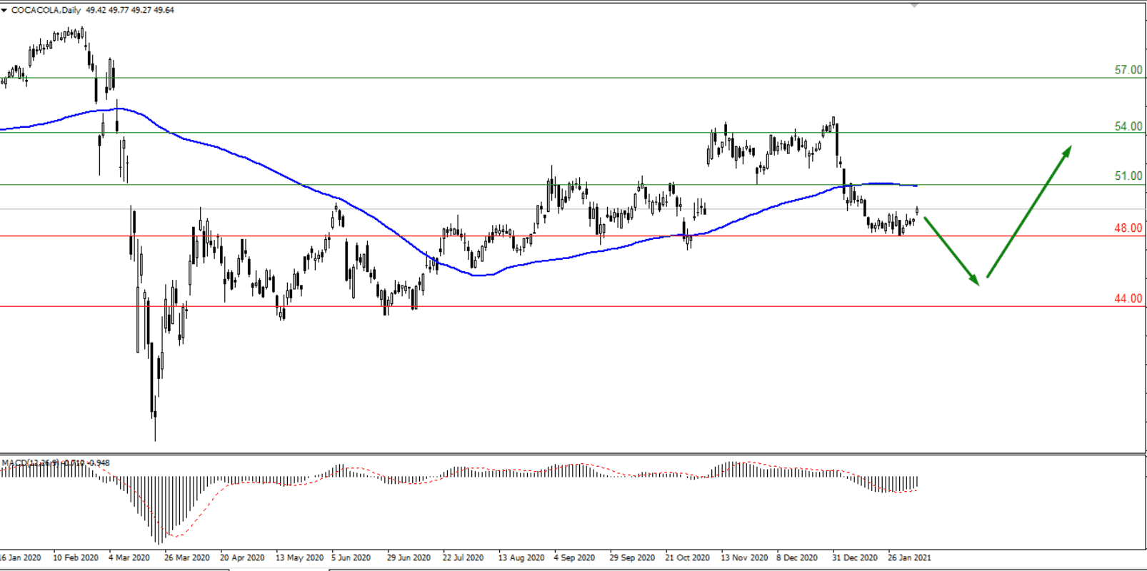 Развитие на рынке компаний Кока-Кола и Nvidia
